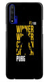 Pubg Winner Winner Case for Huawei Honor 20  (Design - 177)