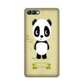 Panda Bear Mobile Back Case for Honor 10 (Design - 317)