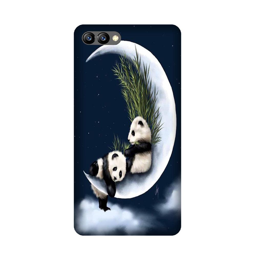 Panda Moon Mobile Back Case for Honor 10 (Design - 318)