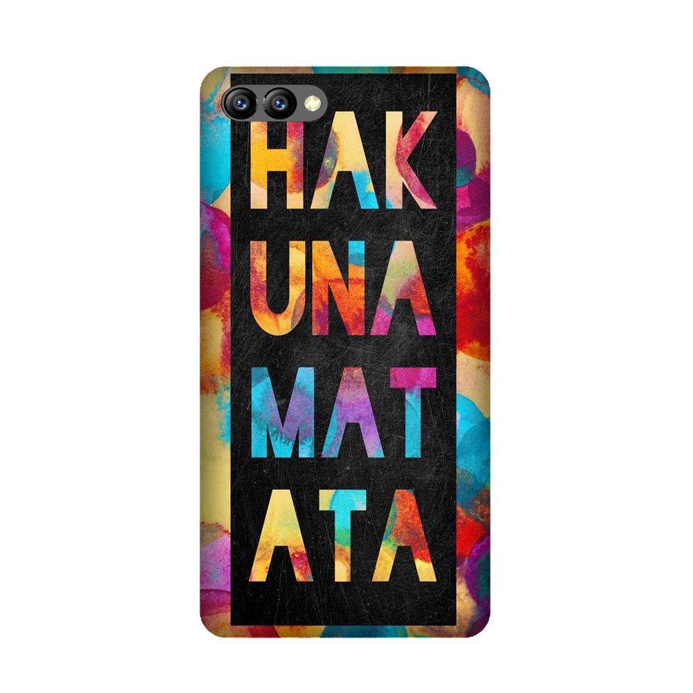 Hakuna Matata Mobile Back Case for Honor 10 (Design - 323)