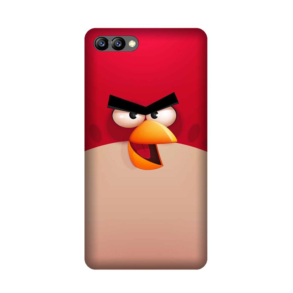 Angry Bird Red Mobile Back Case for Honor 10 (Design - 325)