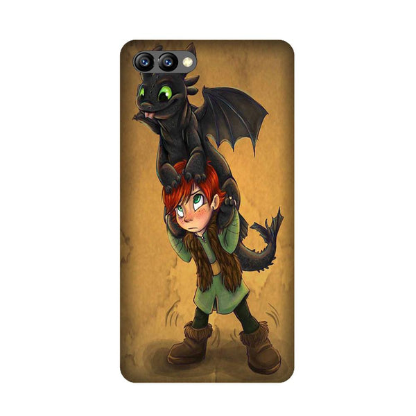 Dragon Mobile Back Case for Honor 10 (Design - 336)