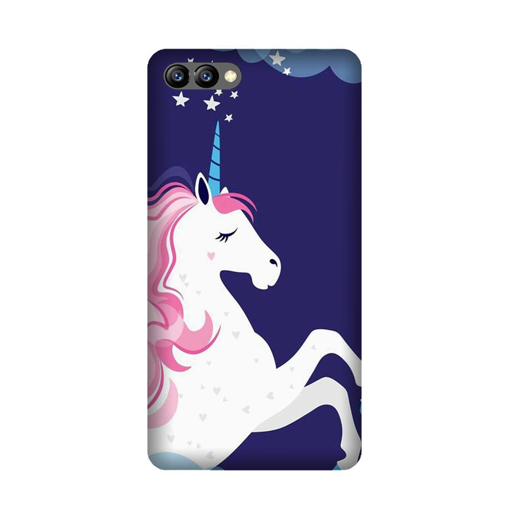 Unicorn Mobile Back Case for Honor 10 (Design - 365)