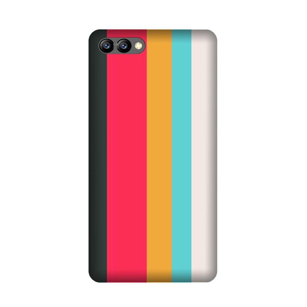Color Pattern Mobile Back Case for Honor 10 (Design - 369)