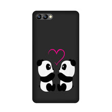 Panda Love Mobile Back Case for Honor 10 (Design - 398)
