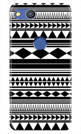 Black white Pattern Case for Honor 8 Lite