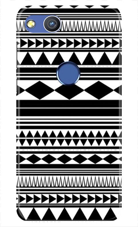 Black white Pattern Case for Honor 8 Lite