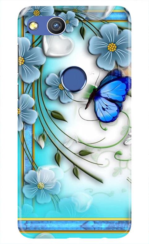 Blue Butterfly Case for Honor 8 Lite