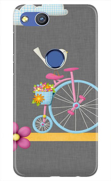 Sparron with cycle Mobile Back Case for Honor 8 Lite (Design - 34)