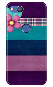 Purple Blue Mobile Back Case for Honor 8 Lite (Design - 37)