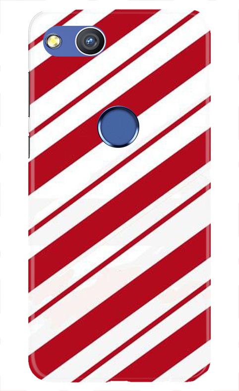Red White Case for Honor 8 Lite