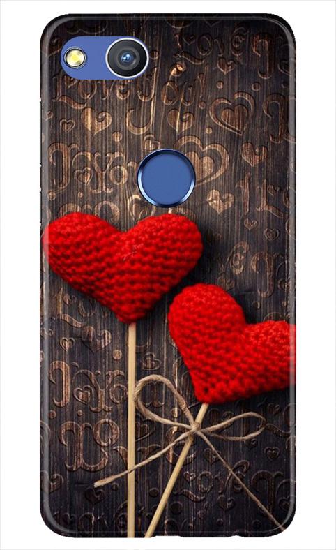 Red Hearts Case for Honor 8 Lite