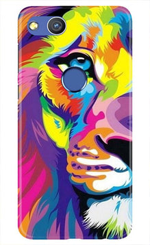 Colorful Lion Mobile Back Case for Honor 8 Lite  (Design - 110)