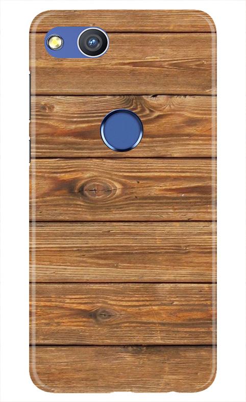 Wooden Look Case for Honor 8 Lite  (Design - 113)