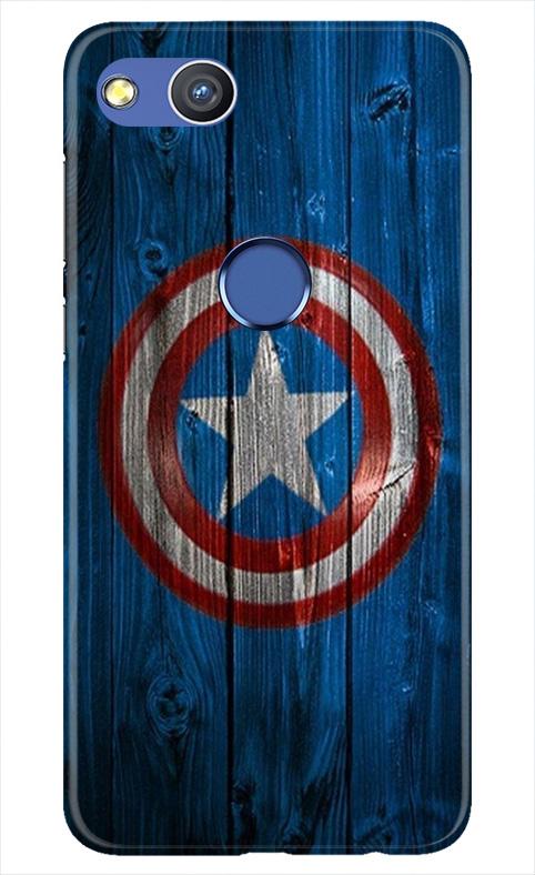Captain America Superhero Case for Honor 8 Lite  (Design - 118)