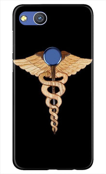 Doctor Logo Mobile Back Case for Honor 8 Lite  (Design - 134)