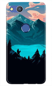 Mountains Mobile Back Case for Honor 8 Lite (Design - 186)