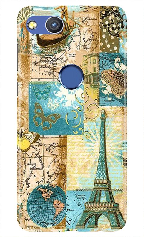 Travel Eiffel Tower Case for Honor 8 Lite (Design No. 206)