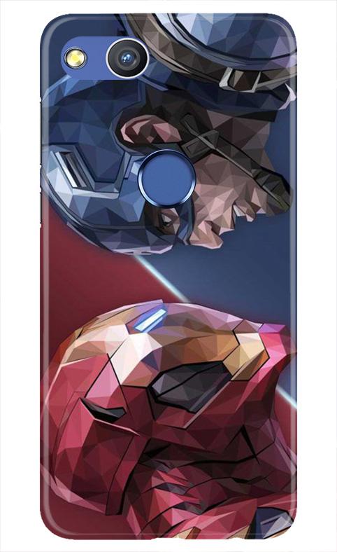 Ironman Captain America Case for Honor 8 Lite (Design No. 245)