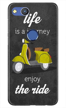 Life is a Journey Mobile Back Case for Honor 8 Lite (Design - 261)