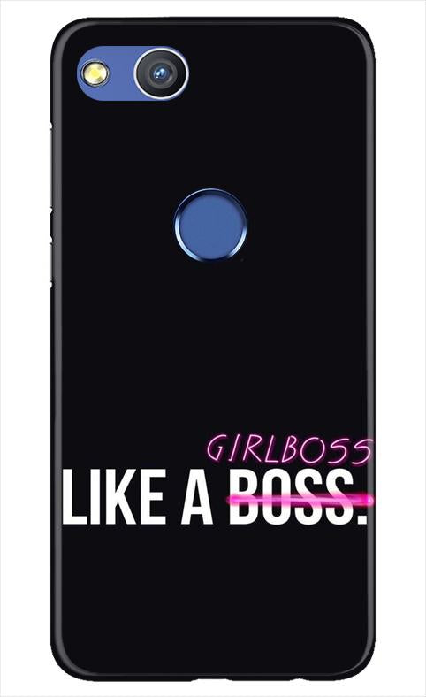 Like a Girl Boss Case for Honor 8 Lite (Design No. 265)