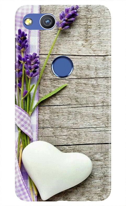 White Heart Case for Honor 8 Lite (Design No. 298)