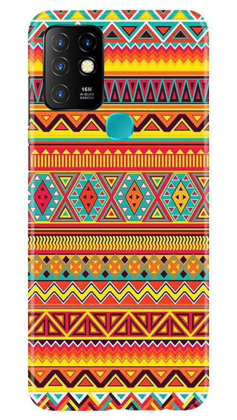 Zigzag line pattern Case for Infinix Hot 10