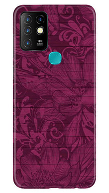 Purple Backround Mobile Back Case for Infinix Hot 10 (Design - 22)