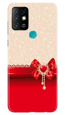 Gift Wrap3 Mobile Back Case for Infinix Hot 10 (Design - 36)