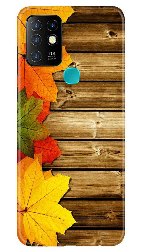Wooden look3 Case for Infinix Hot 10