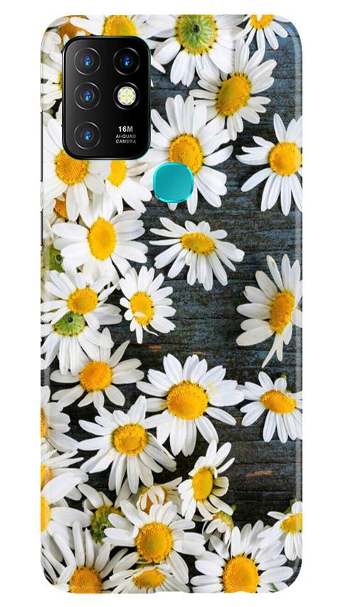 White flowers2 Case for Infinix Hot 10