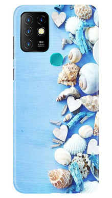 Sea Shells2 Mobile Back Case for Infinix Hot 10 (Design - 64)