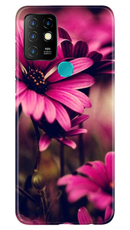 Purple Daisy Case for Infinix Hot 10