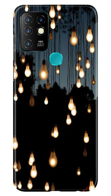 Party Bulb Mobile Back Case for Infinix Hot 10 (Design - 72)