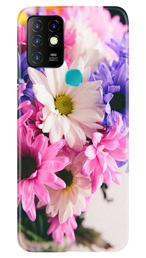 Coloful Daisy Case for Infinix Hot 10