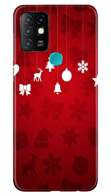 Christmas Mobile Back Case for Infinix Hot 10 (Design - 78)