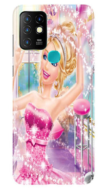 Princesses Mobile Back Case for Infinix Hot 10 (Design - 95)