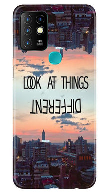 Look at things different Mobile Back Case for Infinix Hot 10 (Design - 99)