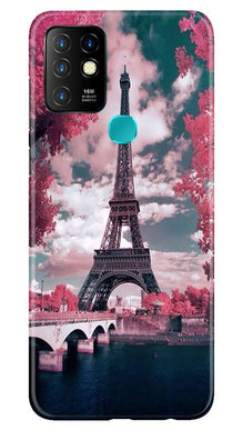 Eiffel Tower Mobile Back Case for Infinix Hot 10  (Design - 101)
