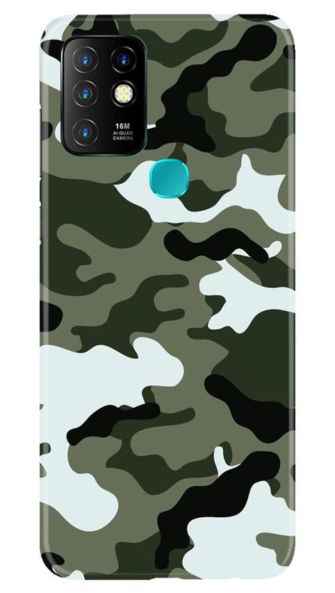 Army Camouflage Case for Infinix Hot 10(Design - 108)