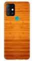 Wooden Look Case for Infinix Hot 10  (Design - 111)