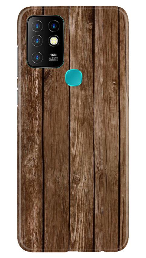Wooden Look Case for Infinix Hot 10(Design - 112)