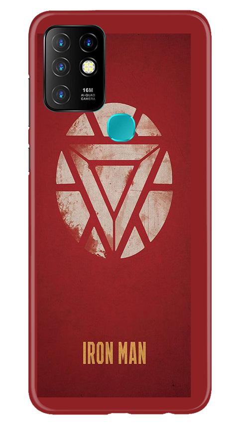 Iron Man Superhero Case for Infinix Hot 10  (Design - 115)