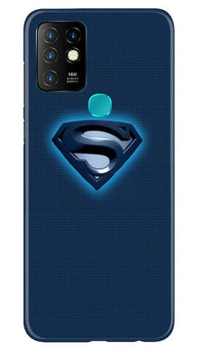 Superman Superhero Mobile Back Case for Infinix Hot 10  (Design - 117)
