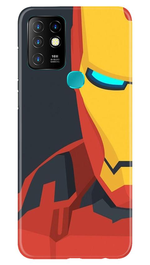 Iron Man Superhero Case for Infinix Hot 10  (Design - 120)