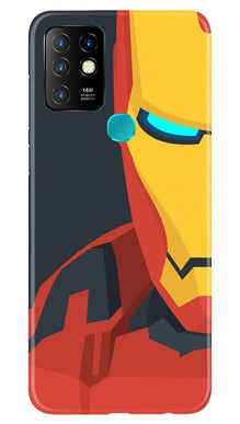 Iron Man Superhero Mobile Back Case for Infinix Hot 10  (Design - 120)