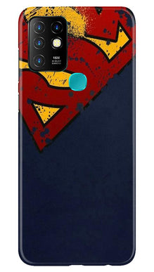 Superman Superhero Mobile Back Case for Infinix Hot 10  (Design - 125)