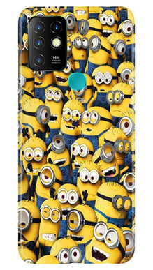 Minions Mobile Back Case for Infinix Hot 10  (Design - 126)