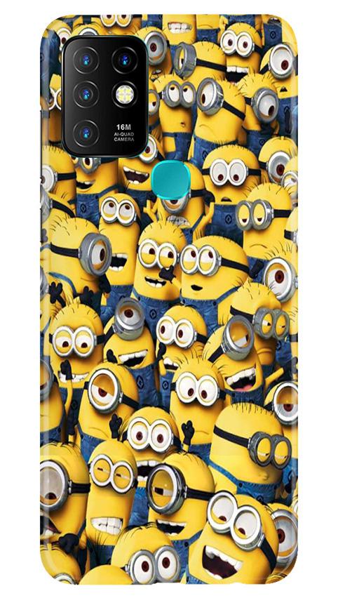 Minions Case for Infinix Hot 10  (Design - 126)