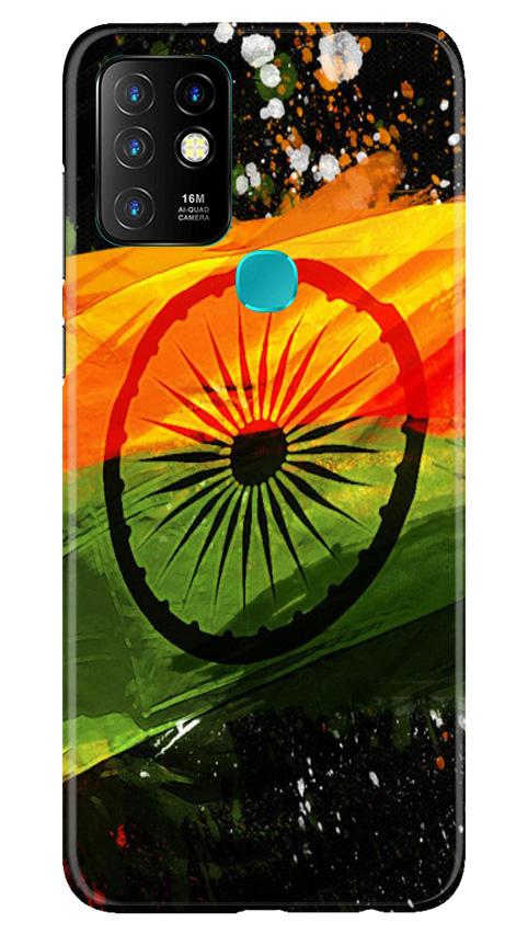 Indian Flag Case for Infinix Hot 10  (Design - 137)